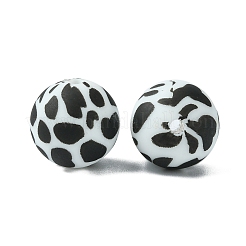 Round/Polygon Food Grade Silicone Focal Beads&nbsp;SIL-F003-06D