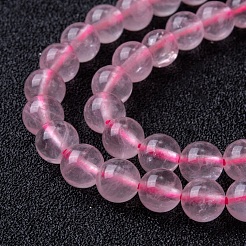 Natural Rose Quartz Bead Strands&nbsp;X-G-R173-6mm-04