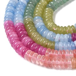 Cherry Quartz Glass & Dyed Natural White Jade & Green Aventurine Beads Strands&nbsp;X-G-H333-02C