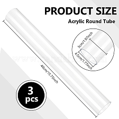 Acrylic Round Tube&nbsp;DIY-WH0899-672C