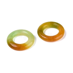 Dyed Natural White Jade Linking Rings&nbsp;G-Q601-43D