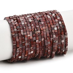 Natural Red Rainbow Jasper Beads Strands&nbsp;LS-GG-CBA2498-A06-01