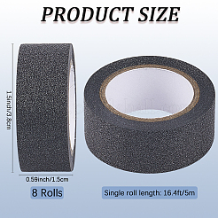 8 Roll Glitter Adhesive Plastic Tapes&nbsp;DIY-CP0011-84B