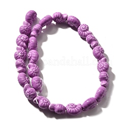 Handmade Porcelain Beads Strands&nbsp;PORC-I028-02F