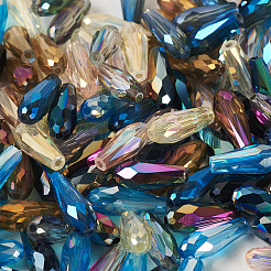 160Pcs 8 Colors Electroplate Glass Beads&nbsp;EGLA-TA0013-19