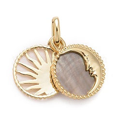 Rack Plating Brass Pendants&nbsp;KK-M229-39G