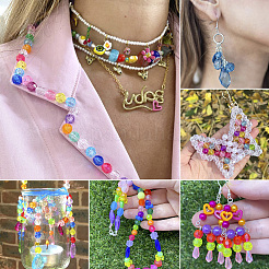 14 Colors Transparent Acrylic Beads&nbsp;TACR-TA0001-45