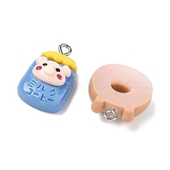 Bear Theme Opaque Resin Pendants&nbsp;RESI-B044-08P