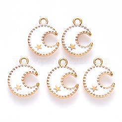 Alloy Enamel Pendants&nbsp;X-ENAM-S121-063B