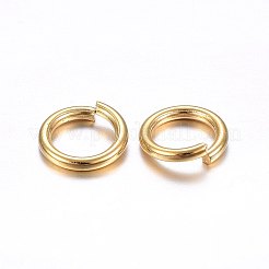 304 Stainless Steel Open Jump Rings&nbsp;STAS-O098-02G-13