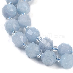 Dyed Natural White Jade Beads Strands&nbsp;G-O201B-110F