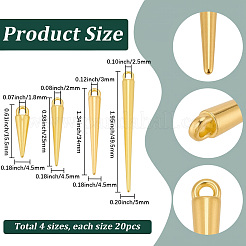 80Pcs 4 Styles Tibetan Style Alloy Pendants&nbsp;FIND-SC0023-55G