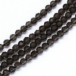 Natural Smoky Quartz Bead Strands&nbsp;G-G914-2mm-24