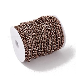 Oval Oxidation Aluminum Curb Chains&nbsp;CHA-G001-11A-C