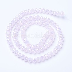 Electroplate Glass Beads Strands&nbsp;EGLA-A034-J10mm-B04