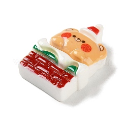 Christmas Theme Opaque Resin Cabochons&nbsp;RESI-F053-B07