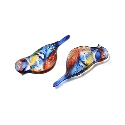 2Pcs Transparent Epoxy Resin Pendants&nbsp;RESI-A044-03B