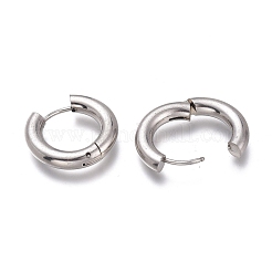 Tarnish Resistant 201 Stainless Steel Huggie Hoop Earrings&nbsp;EJEW-O095-05-26