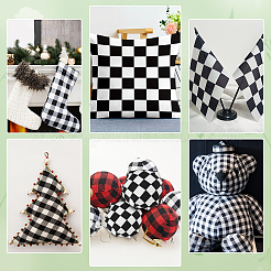 Tartan Pattern Polyester Fabrics&nbsp;DIY-WH0060-11