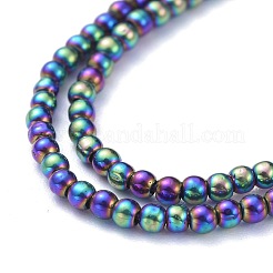 Electroplate Glass Beads Strands&nbsp;EGLA-K014-A-FP10