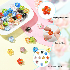 40Pcs 10 Colors Handmade Lampwork Beads&nbsp;LAMP-PA0001-10