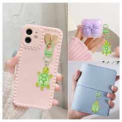 3Pcs Resin Tortoise Pendant Keychains&nbsp;KEYC-TA0004-66B