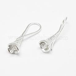 Brass Earring Hooks&nbsp;KK-F714-04S