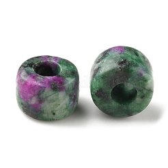 Natural Sesame Jasper/Kiwi Jasper Imitation Ruby in Zoisite Beads&nbsp;G-G0003-A05