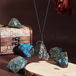 Raw Natural Labradorite Nuggets&nbsp;G-WH0026-11