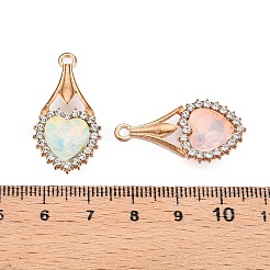 Alloy Glass Pendants&nbsp;PALLOY-N176-66KCG