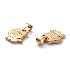 304 Stainless Steel Pendants&nbsp;STAS-J036-154G