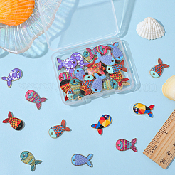 42Pcs 7 Style Rack Plating Alloy Pendants&nbsp;FIND-SC0005-76