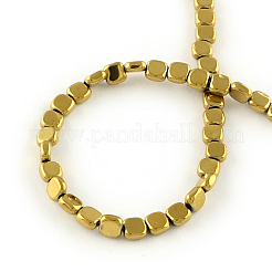Electroplated Non-magnetic Synthetic Hematite Beads Strands&nbsp;G-R259-51G