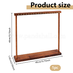 Wooden Necklace Organizer Display Stands&nbsp;ODIS-WH0331-20B