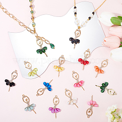 24Pcs 12 Colors Resin Big Pendants&nbsp;FIND-SC0011-64