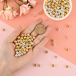 600Pcs 2 Colors CCB Plastic Beads&nbsp;CCB-PA0001-04D