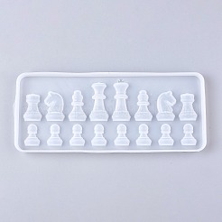 DIY Chess Board & Pieces Silicone Molds&nbsp;DIY-F052-01