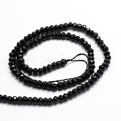 Dyed Natural Malaysia Jade Rondelle Beads Strands&nbsp;G-E316-2x4mm-08