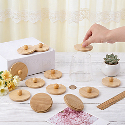 Round Bamboo Cup Lids&nbsp;AJEW-WH0886-91