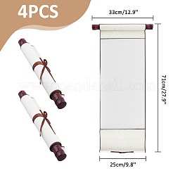 Polyester Blank Painting Scroll&nbsp;AJEW-WH0528-21