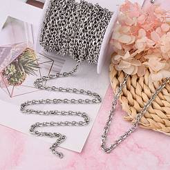 Tarnish Resistant 304 Stainless Steel Cable Chains&nbsp;CHS-K002-28