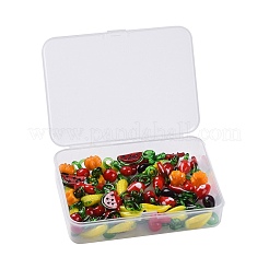 60Pcs 10 Style Handmade Lampwork Pendants&nbsp;LAMP-LS0001-01