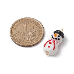 3Pcs 3 Styles Handmade Lampwork Connector Charms&nbsp;PALLOY-JF02829
