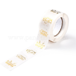 Christmas Themed Flat Round Roll Stickers&nbsp;DIY-B045-15B