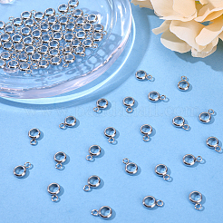 100Pcs 201 Stainless Steel Tube Bails&nbsp;STAS-SC0010-75
