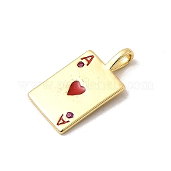Rack Plating Brass Pendants&nbsp;KK-A268-01G-04