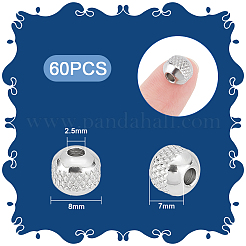 60Pcs 304 Stainless Steel Beads&nbsp;STAS-UN0048-75