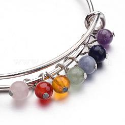 Brass Charm Bangles&nbsp;BJEW-JB02545