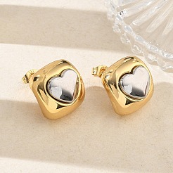 304 Stainless Steel Stud Earrings&nbsp;SA-CBA2696-33GP