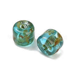 Picasso Glass Cylinder Seed Beads&nbsp;GLAA-C044-01E